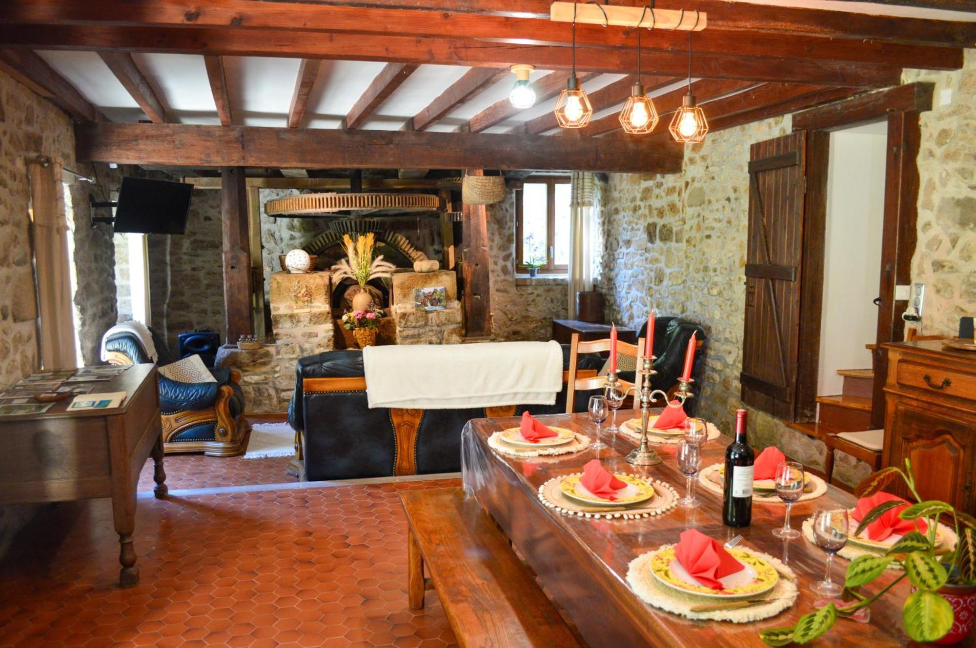 Authentique Moulin Tout Inclus-Moulin De Lavaugarde Thauron Exteriör bild